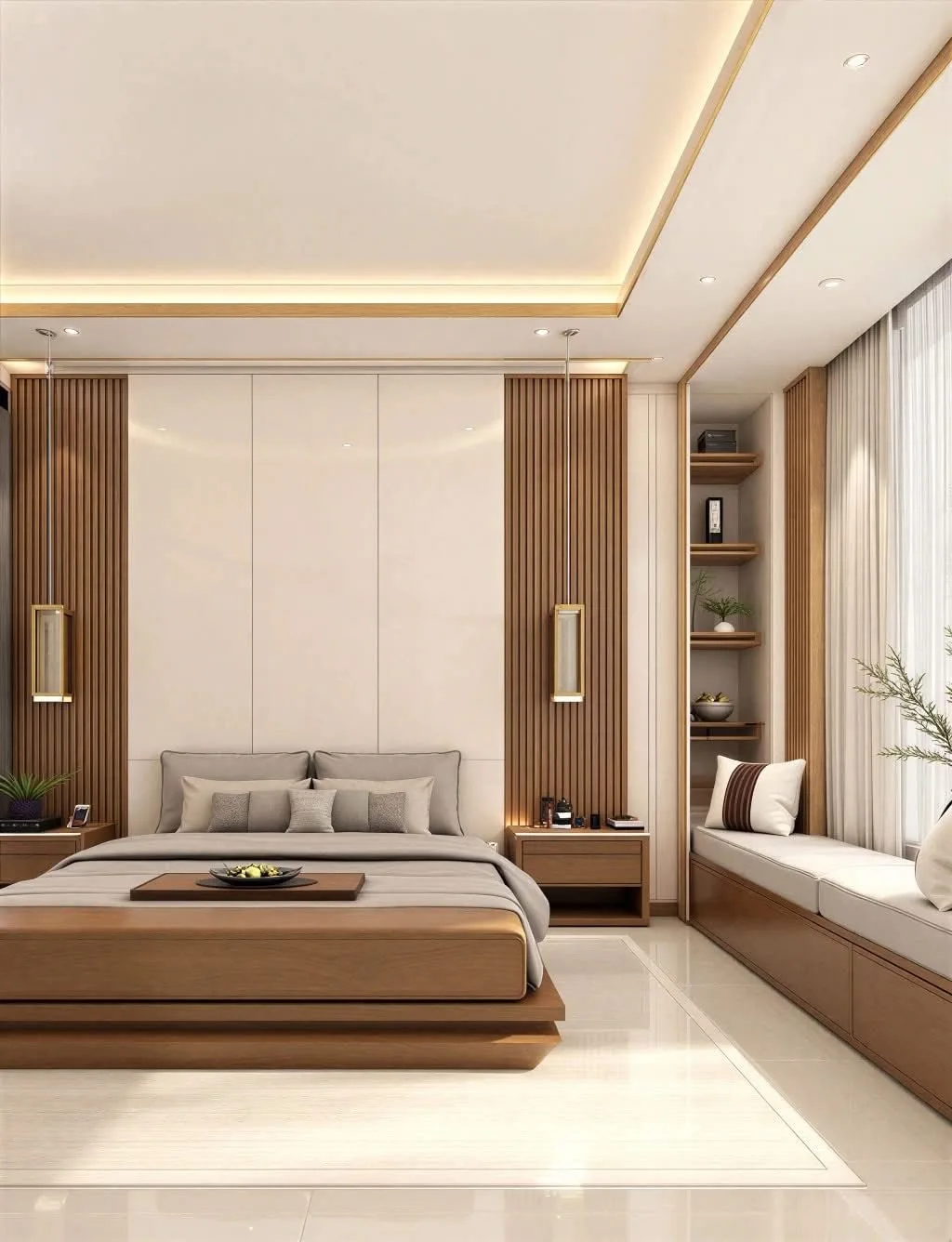 White panel bedroom