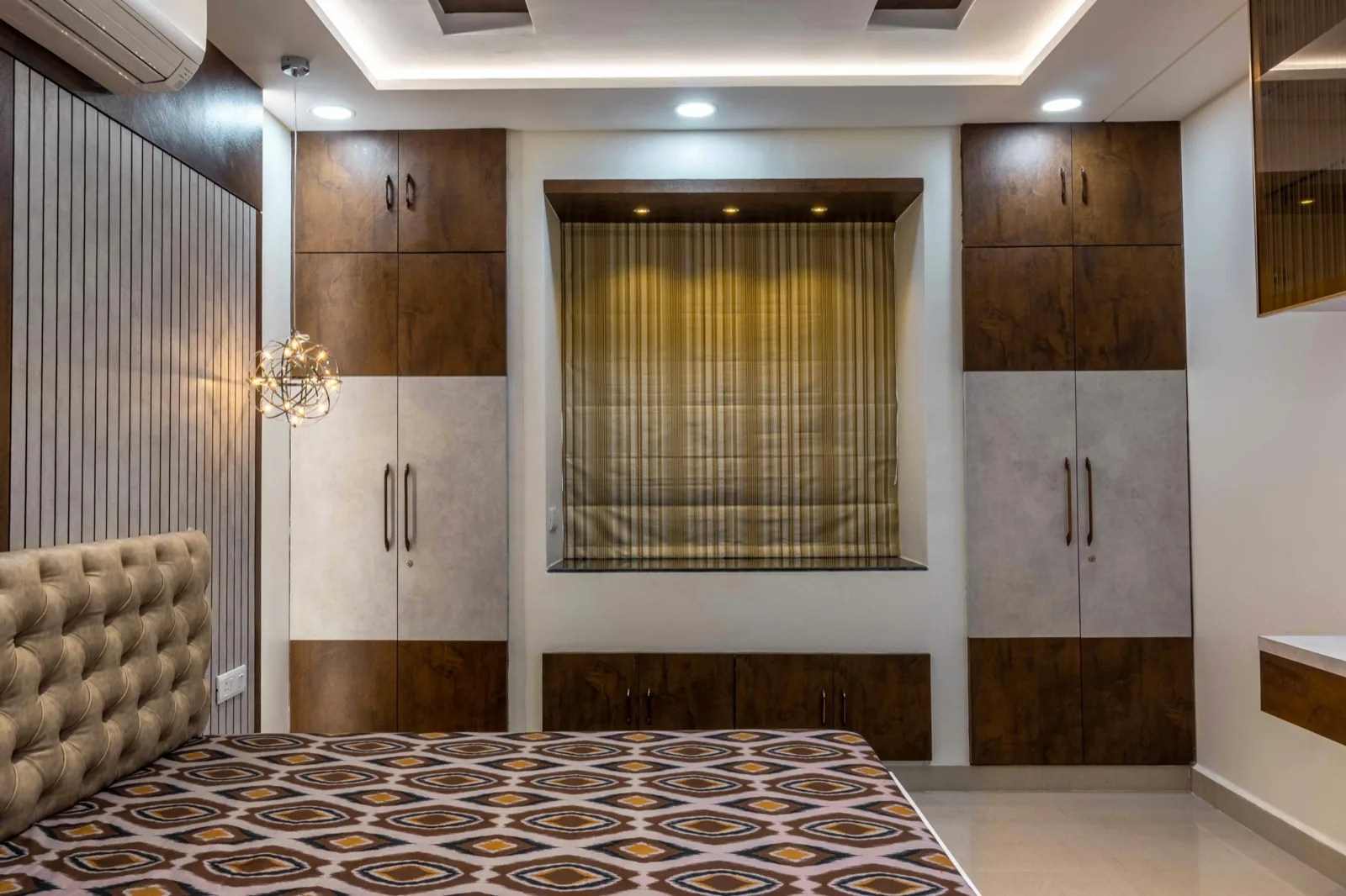 Brown wardrobe