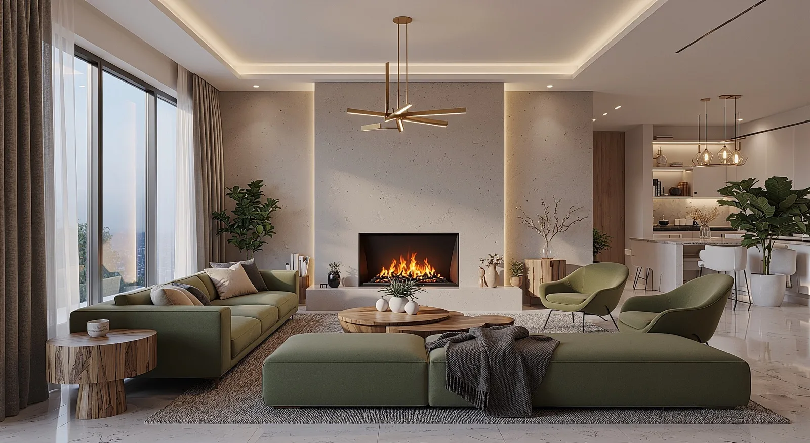 Villa luxury living room Chennai