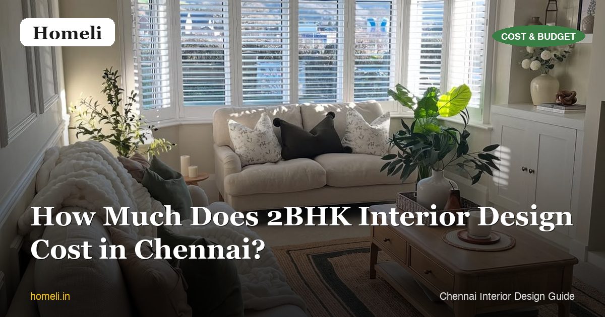 2BHK Interior Design Cost in Chennai 2024 – Complete Price Breakdown