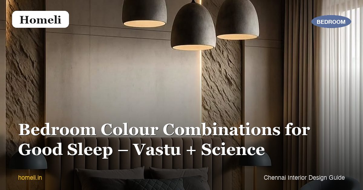 Bedroom Colour Combinations for Good Sleep – Vastu + Science