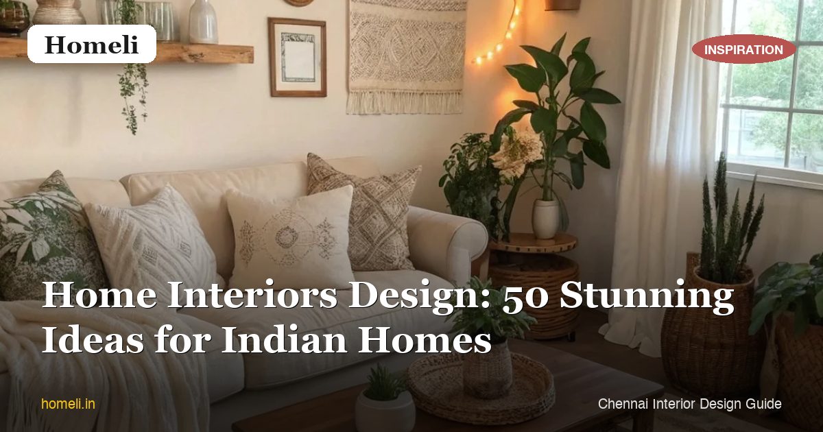 Home Interiors Design: 50 Stunning Ideas for Indian Homes
