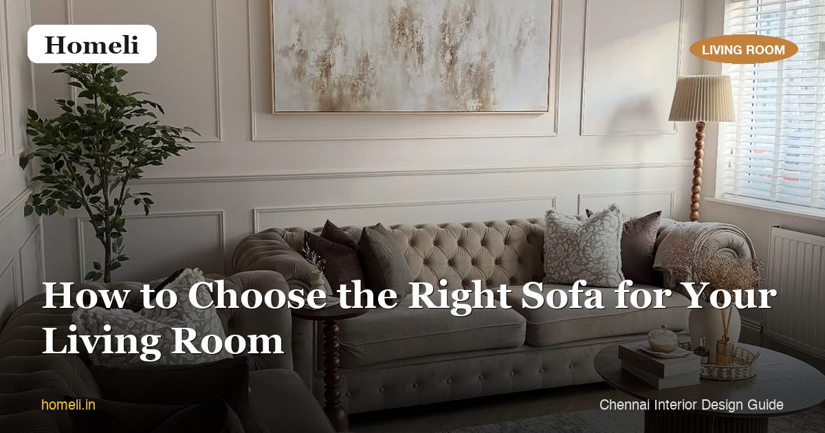 How to Choose the Right Sofa for Your Living Room