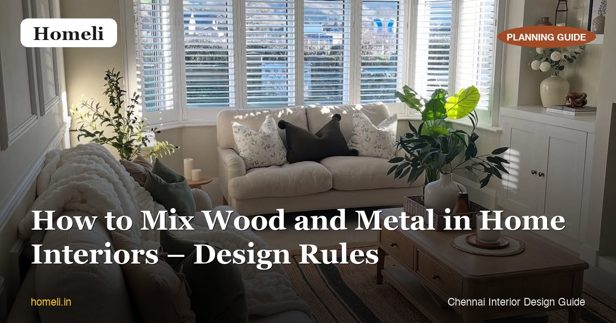How to Mix Wood and Metal in Home Interiors – Design Rules