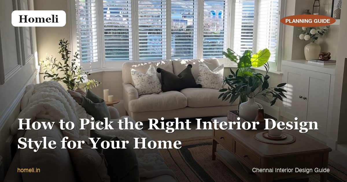 How to Pick the Right Interior Design Style for Your Home