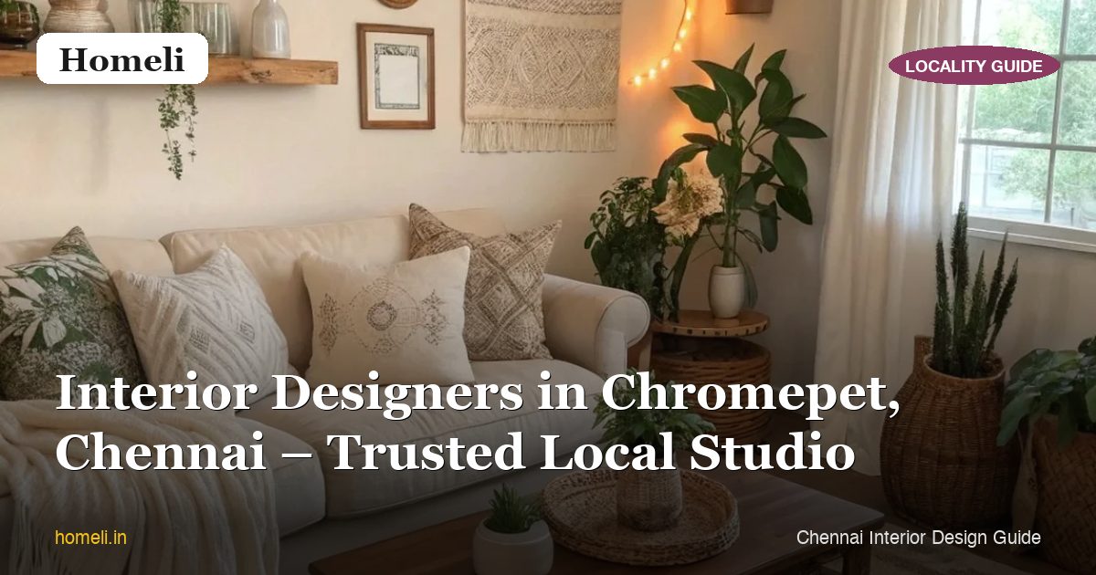 Interior Designers in Chromepet, Chennai – Trusted Local Studio
