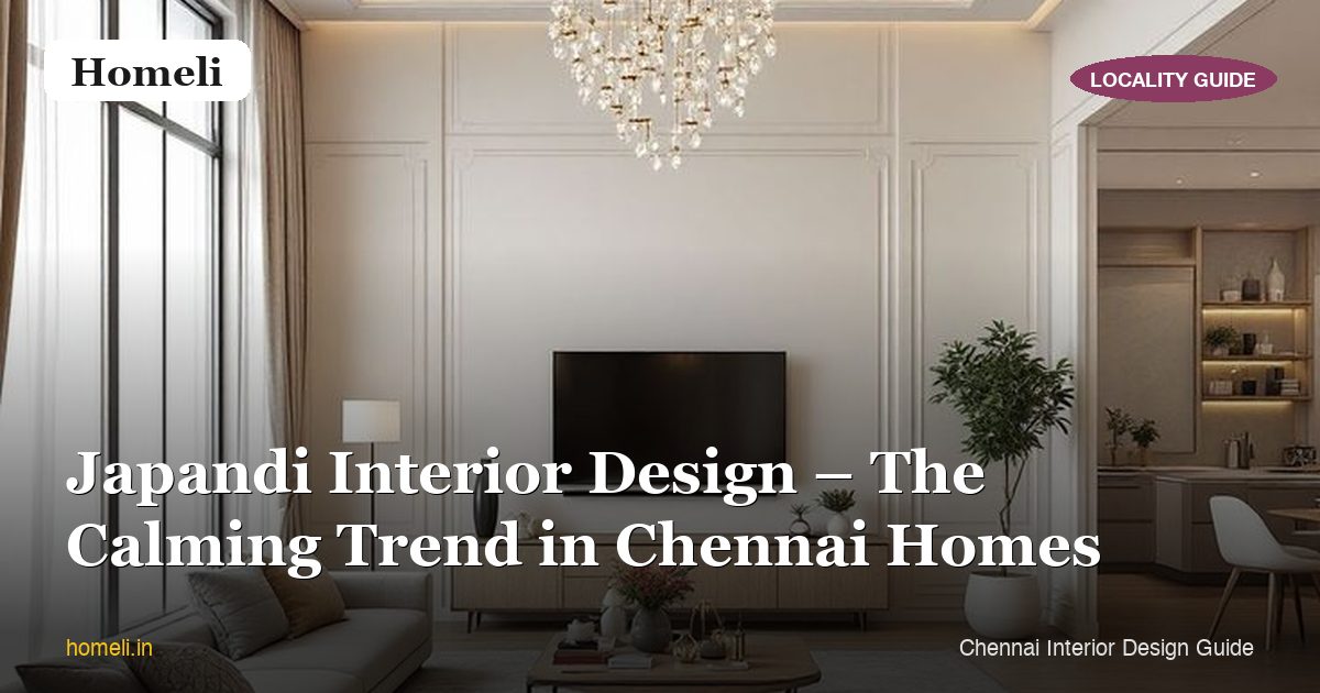 Japandi Interior Design – The Calming Trend in Chennai Homes
