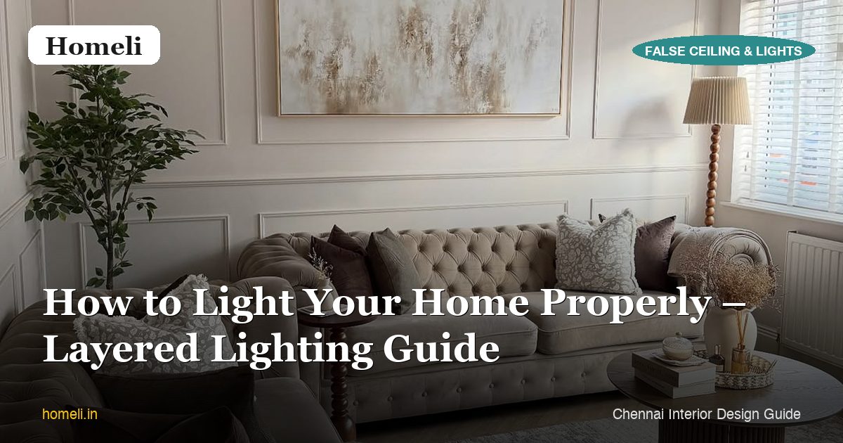 How to Light Your Home Properly – Layered Lighting Guide