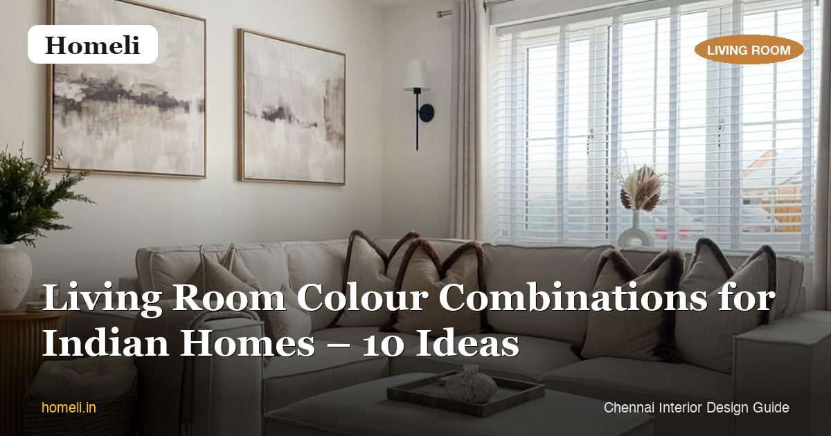Living Room Colour Combinations for Indian Homes – 10 Ideas
