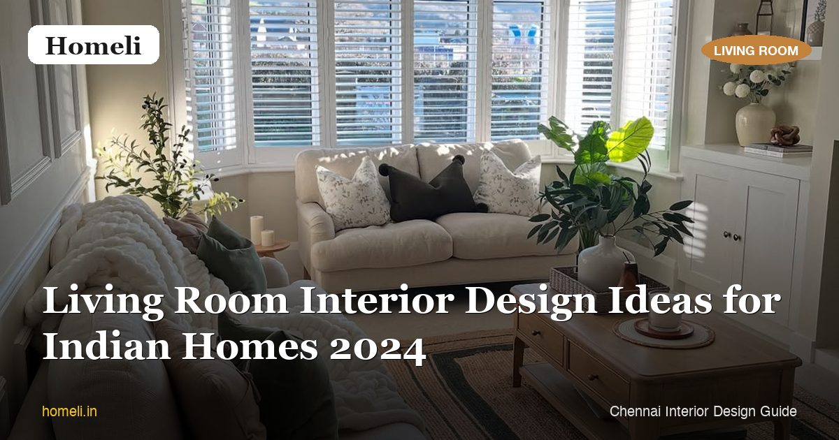 Living Room Interior Design Ideas for Indian Homes 2024