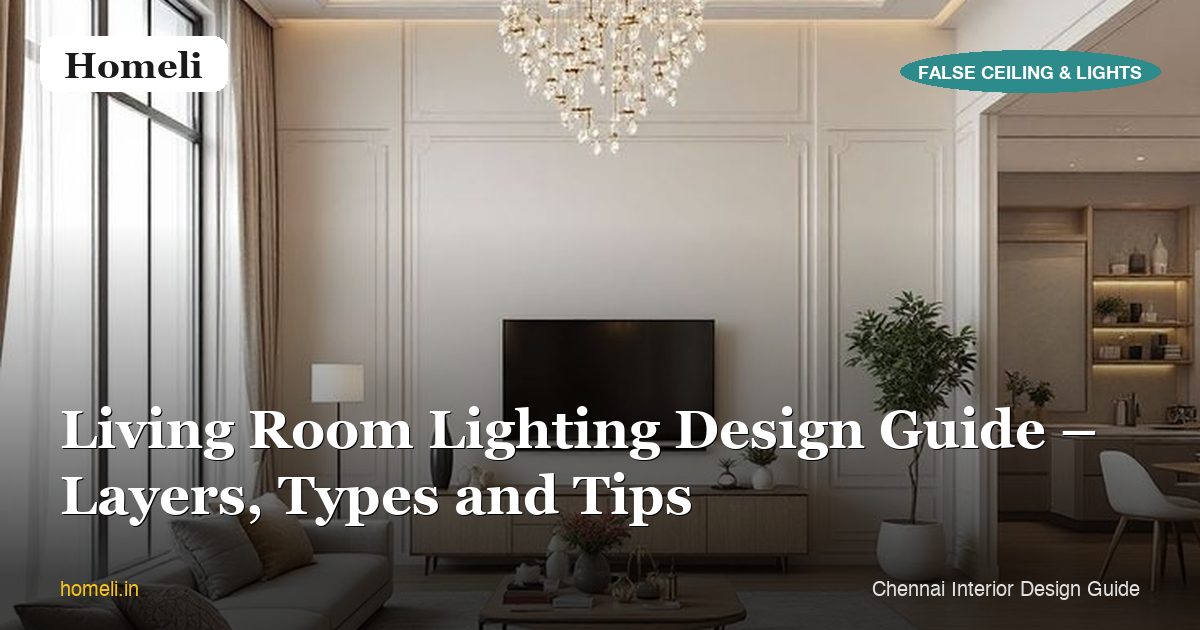 Living Room Lighting Design Guide – Layers, Types and Tips