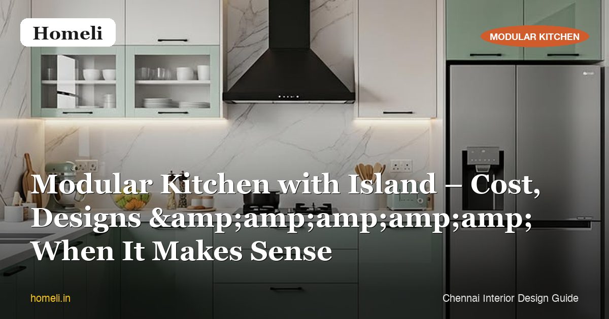 Modular Kitchen with Island – Cost, Designs & When It Ma…