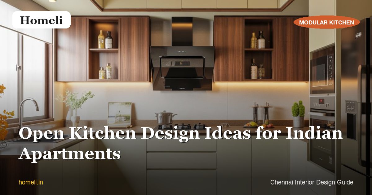 Open Kitchen Design Ideas for Indian Apartments