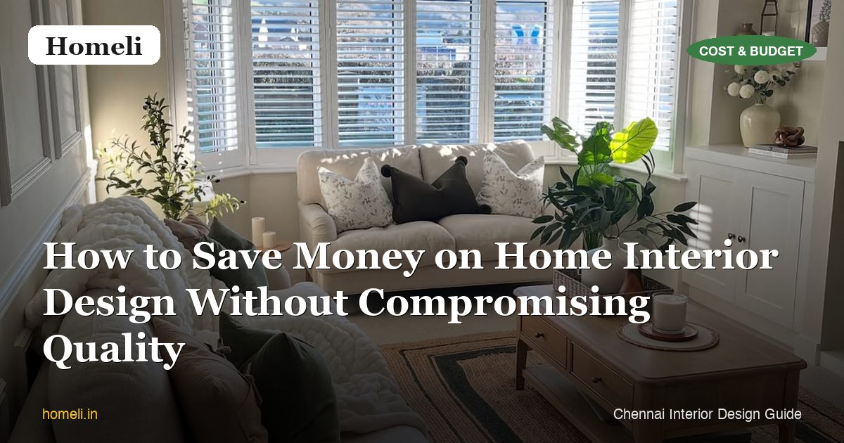 How to Save Money on Home Interior Design Without Compromising Quality