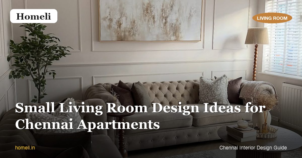 Small Living Room Design Ideas for Chennai Apartments