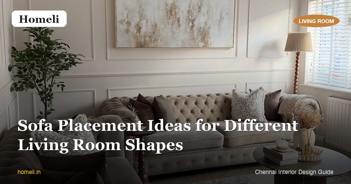 Sofa Placement Ideas for Different Living Room Shapes