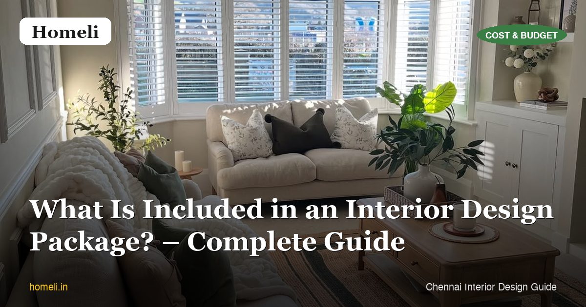What Is Included in an Interior Design Package? – Complete Guide
