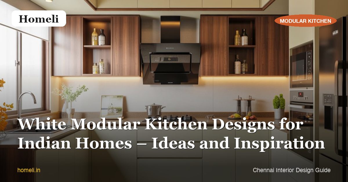 White Modular Kitchen Designs for Indian Homes – Ideas &…