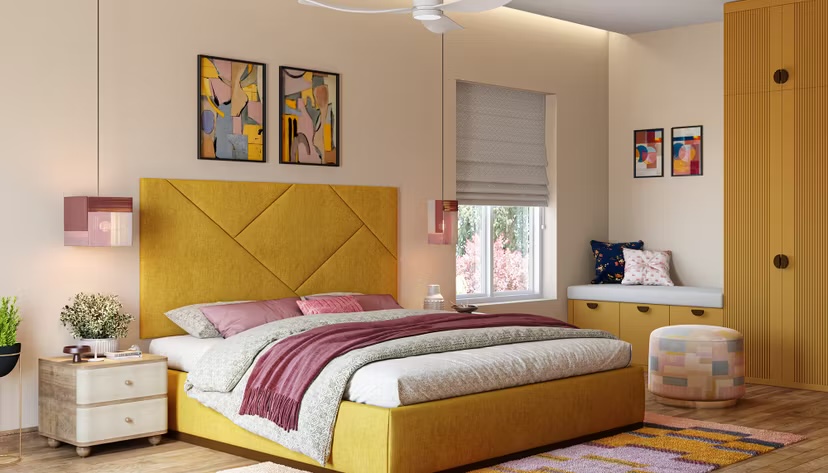 Restful Guest Bedroom Look — interior design idea, Homeli Chennai