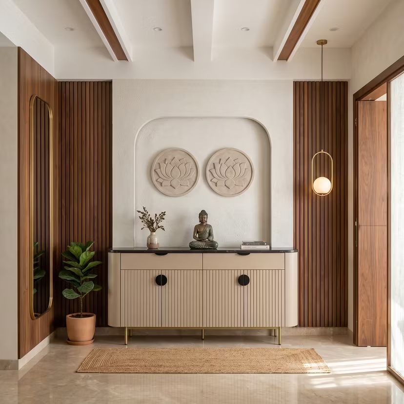 Entryway with Shoe Storage — interior design idea, Homeli Chennai