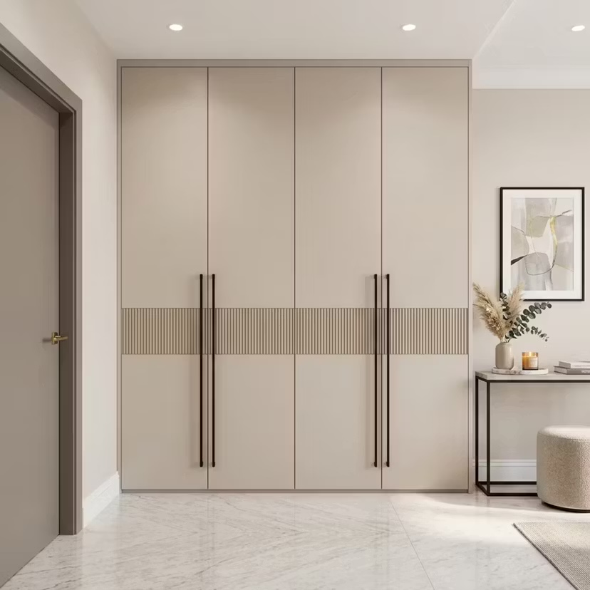 Sliding Wardrobe with Mirror Panel — interior design idea, Homeli Chennai